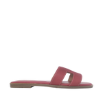 Sandalias flats Lucia para mujer color rojo