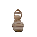Sandalias de plataforma Maia para mujer color nude