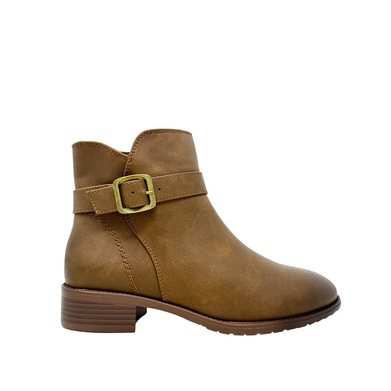 Botas Vania para mujer color tan