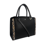 Cartera satchel Noelle para mujer color negro