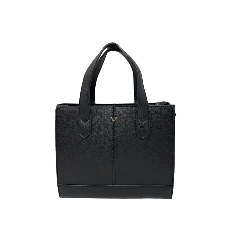 Cartera satchel September para mujer color negro