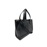 Cartera satchel September para mujer color negro