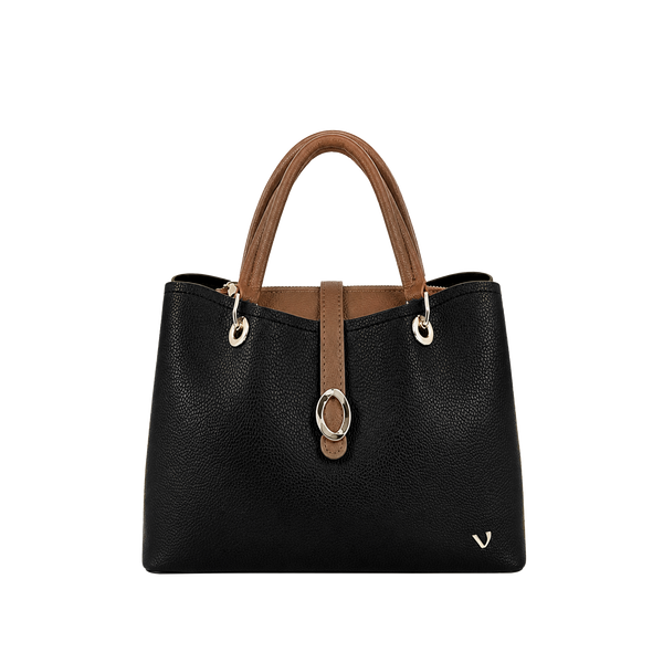Cartera satchel Olivia para mujer color negro