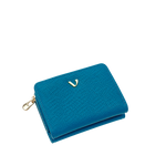 Billetera Mila para mujer color celeste