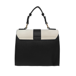 Cartera satchel Alessia para mujer color negro