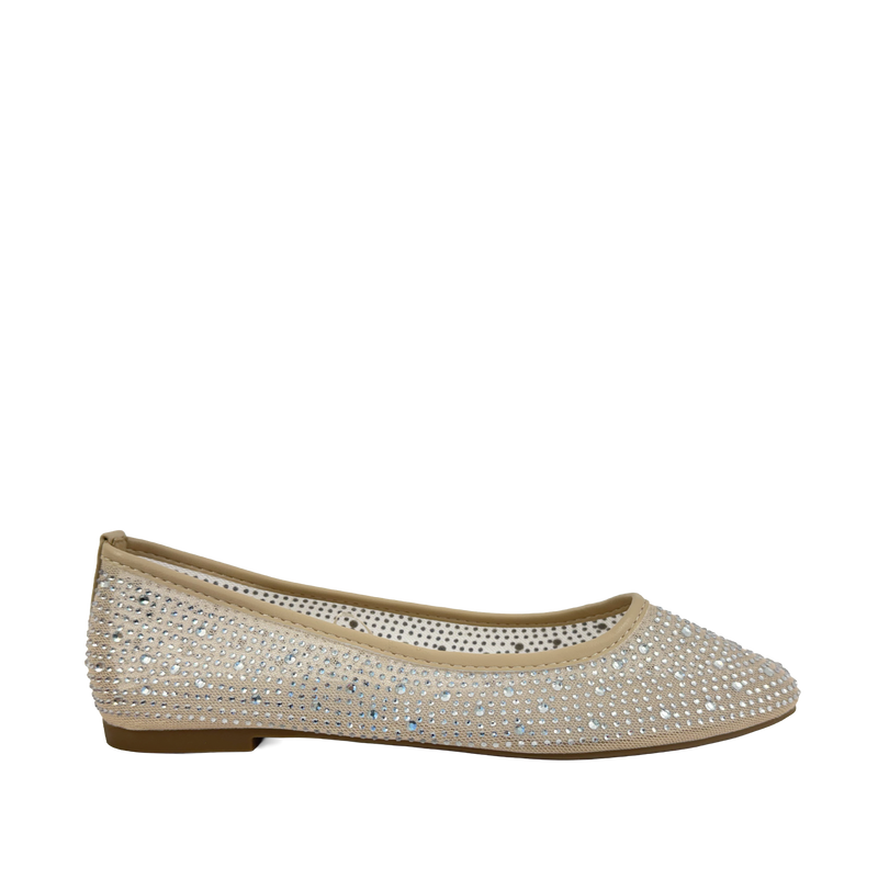 Ballerinas Karla para mujer color nude