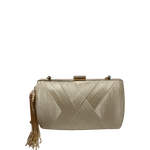 Cartera crossbody Laia para mujer color oro