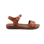 Sandalias flat Sulenmir cafe para Mujer