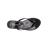 Sandalias flat Karen negro para Mujer