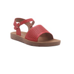 Sandalias Flats Mariana Mirabella rojo para Mujer