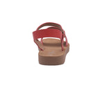 Sandalias Flats Mariana Mirabella rojo para Mujer